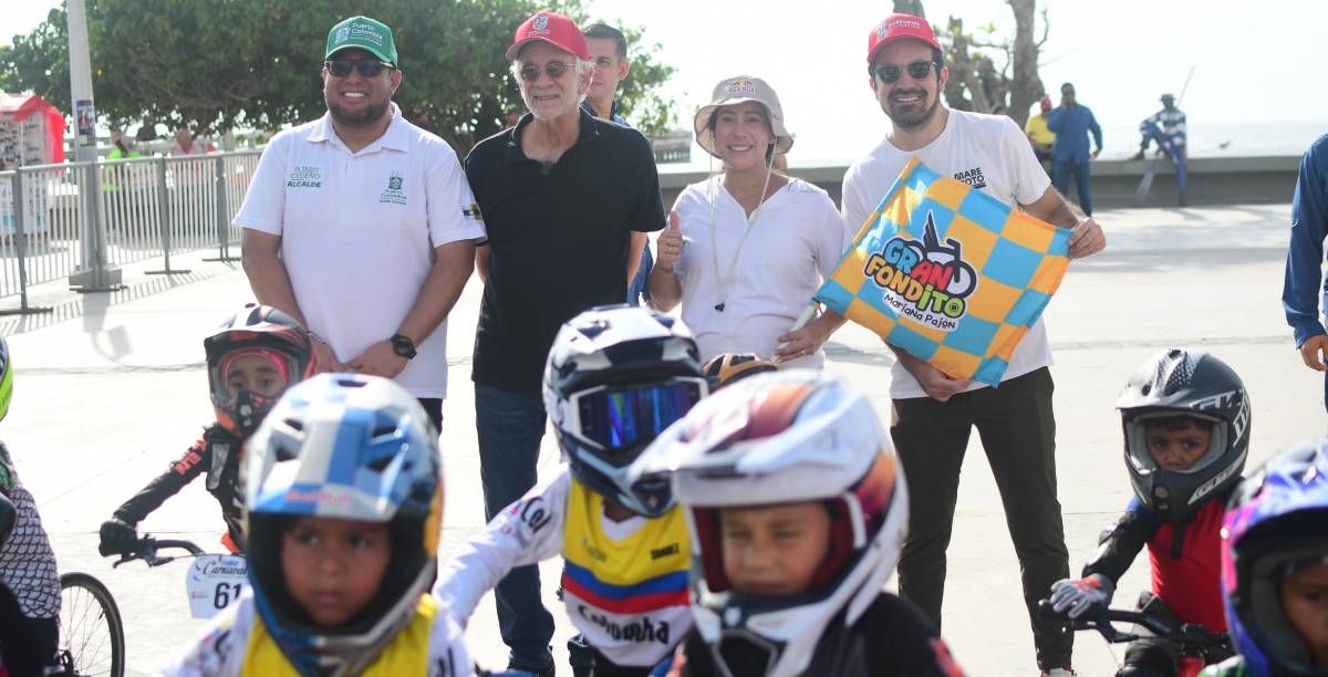 La Gobernación del Atlántico llevó la inspiración del 'Fondito Mariana Pajón' a Puerto Colombia