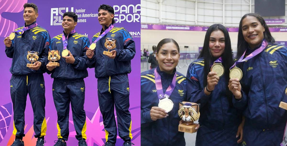 Atlántico arrasa en el velódromo de Asunción con doble oro en velocidad por equipos