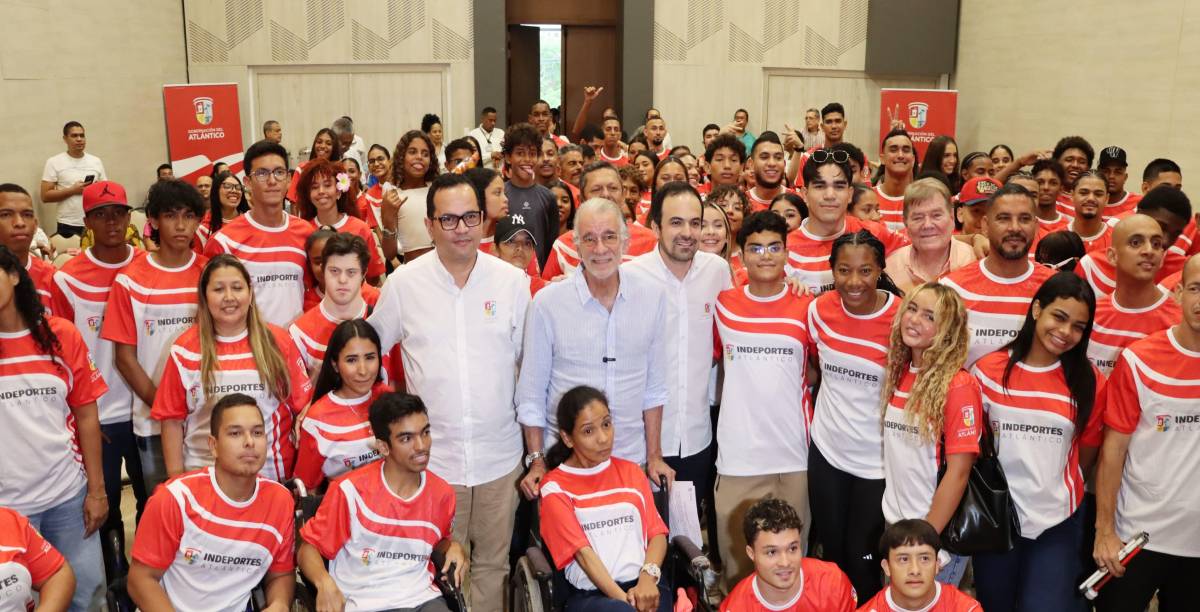 Atlántico impulsa el talento: 142 deportistas integran el Programa Atleta Apoyado 2025