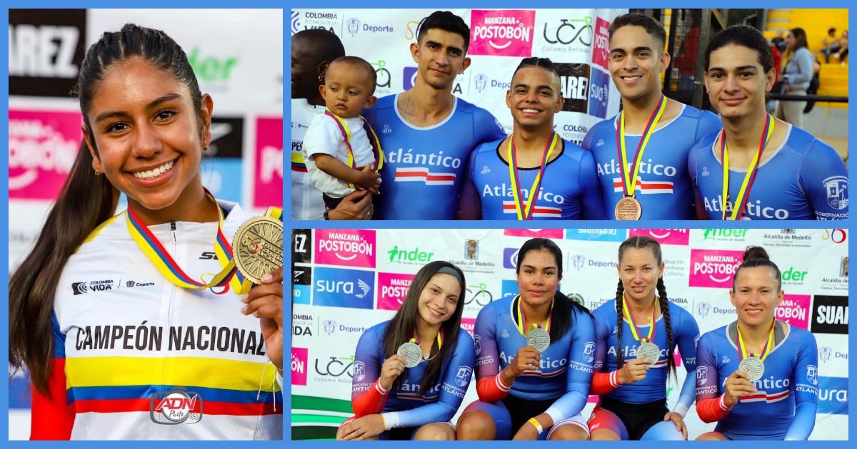 Los ciclistas atlanticenses 'pedalearon'  fuerte en Medellín